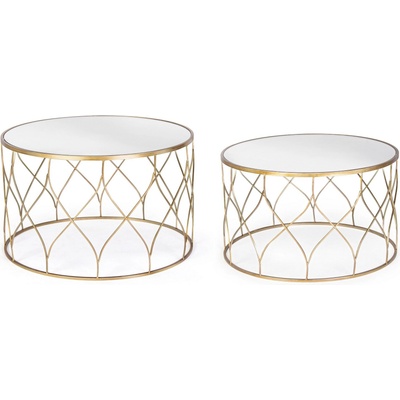 Bizzotto ХОЛНИ МАСИ elenor К-Т 2БР. БЯЛo/ЗЛАТО (0746205)