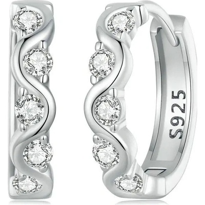 Grace Silver Jewellery stříbrné náušnice se zirkony Camila E-BSE963/191 stříbrná