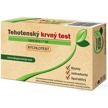 Vitamin Station Rychlotest Těhotenský krevní test 1 ks