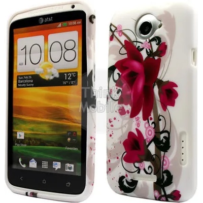 HTC One X Flora V5 Силиконов Калъф + Протектор