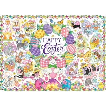 Cobble Hill - Puzzle Happy Easter - 350 piese