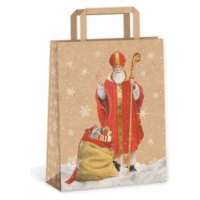 ARGUS Mikulášska dárková taška kraft 22x29x11cm 20291020