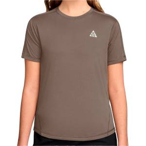 Nike Дамска тениска Nike Women's ACG Trail Dri-Fit S/S Top Running shirt - Mink Brown / Summit White (916-7156-0314)