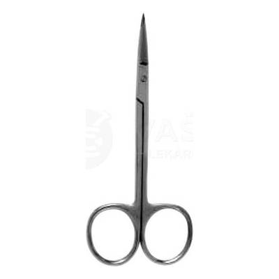 Surgicrafts Nožnice jemné očné zahnuté 11 cm 1 kus