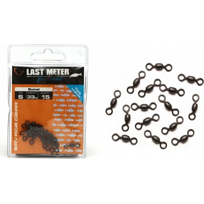 Savage Gear Obratlík Swivel S veľ.4 33 kg 15 ks