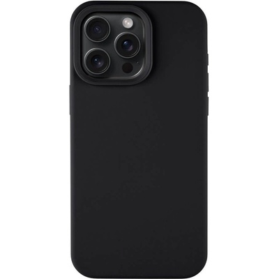 Tactical Силиконов калъф за iPhone 15 Pro Max - Tactical Velvet Smoothie Cover (черен) (57983116026)