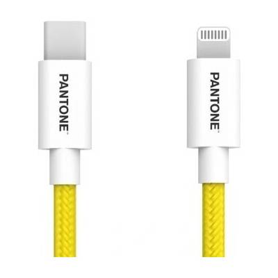 TelForceOne GSM174230 PANTONE MFi USB-C - Lightning 1,5m žlutý