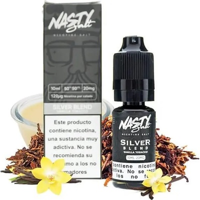 Nasty Juice Silver Blend Nic Salts 20mg 10ml