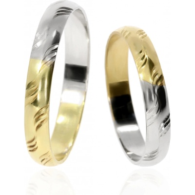 Zlatnictví Helios Zlaté snubní prsteny L 28