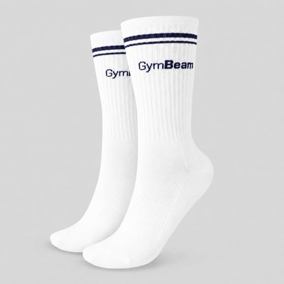 GymBeam Чорапи Crew White L