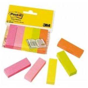 3M Post-it inserts 15 x 50 mm 670/5 5 colors (5 x 100)