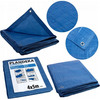 Geko Standard nepromokavá plachta 5x8m modrá