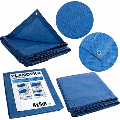 Geko Standard nepromokavá plachta 5x8m modrá
