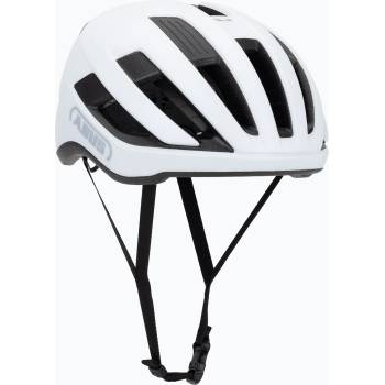 ABUS Wingback каска за велосипед флийс бяла
