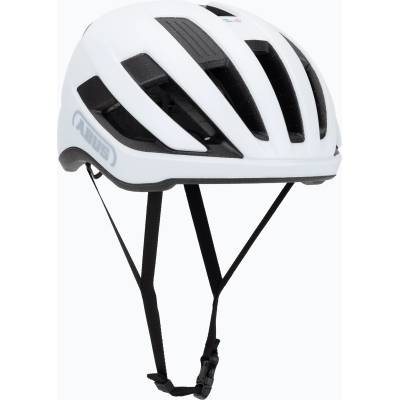 ABUS Wingback каска за велосипед флийс бяла