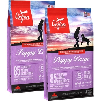 Orijen Dog Puppy Large 2 x 11,4 kg
