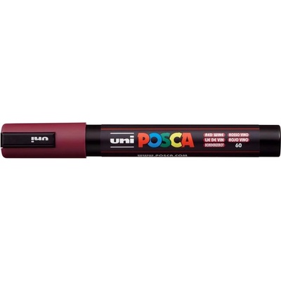 uni Декоративен маркер, 1, 8-2, 5 мм, UNI "Posca PC-5M", червено вино 286773000 (286773000)