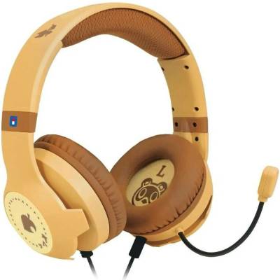 HORI SWITCH 2 Gaming Headset Wood Brown