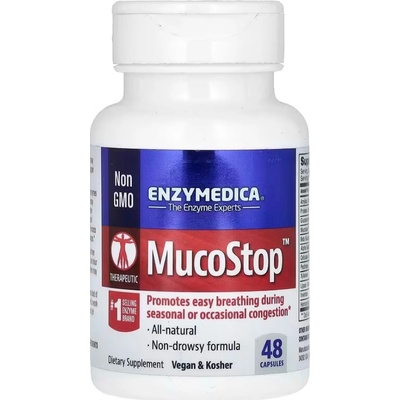 Enzymedica MucoStop, 48 капсули, Enzymedica (73727)