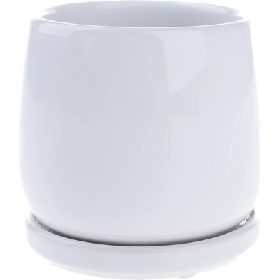 Керамична саксия за цветя ø 11 cm - Dakls (NIK22068)
