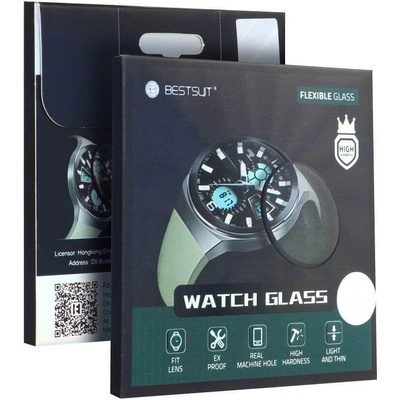 BESTSUIT Удароустойчив Протектор за Samsung Watch 4 Classic 42 mm, Bestsuit Flexy Glass, Прозрачен (5903396133213)