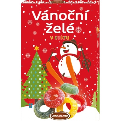 Chocoland Vánoční želé v cukru 210 g