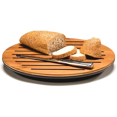 ALKAN An- Дъска за хляб с улей и поликарбонатна основа (zcp 610-3)ЧЕРНА (0136539)