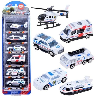JOKO Kovové autíčko Ambulance 6 ks