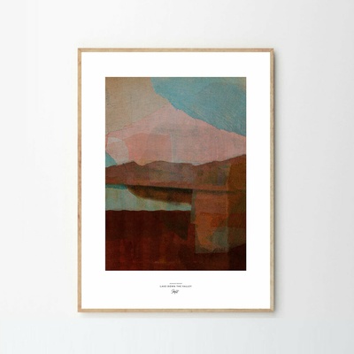 Moikka Plagát Lake Down the Valley by Johannes Geppert 50x70