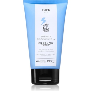 YOPE Men Wood овлажняващ почистващ гел за мъже 160ml