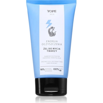 YOPE Men Wood овлажняващ почистващ гел за мъже 160ml