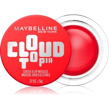 Image 1 of Maybelline new york CloudTopia матов кремообразен руж за устни и скули цвят 03 Divine Crimson 5 гр
