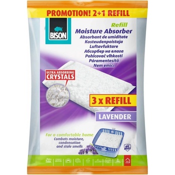 Bison Air Max Náhradná náplň multipack, 3 x 450 g levanduľa