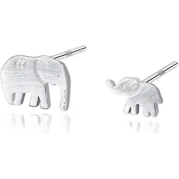 Silenti Jewelry Сребърни обеци "Семейство Слонове