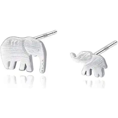 Silenti Jewelry Сребърни обеци "Семейство Слонове