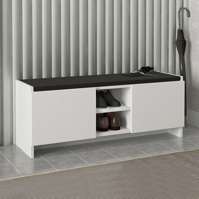 TopMebel Шкаф за обувки Verly TopMebel меламин в бял цвят 110x33.2x43cm