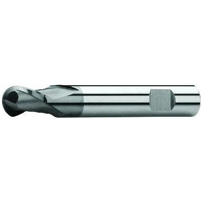ZPS-FN Fréza kopírovací R=1/2D 20x20x92, Z2,30°, DIN 6527K, SK, AlTiN, N