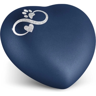 Zvieracia urna Herz Infinty - Navy 0,5l