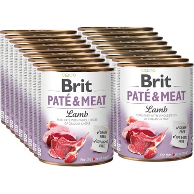 Brit Paté & Meat Lamb 18 x 800 g