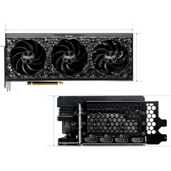 Palit GeForce RTX 4080 GameRock OmniBlack (NED4080019T2-1030Q)