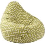 Pufrelax Пуф круша 320л. , Nirvana Grande, Zippity Green, Перящ се калъф, Пълнеж от Полистиролни перли, Гама Premium (PUF-G-NGR-PT-ZIG)