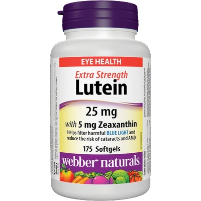 Webber Naturals Лутеин 25 mg + Зеаксантин 5 mg 175 софтгел капсули | Webber Naturals (5556 WN)