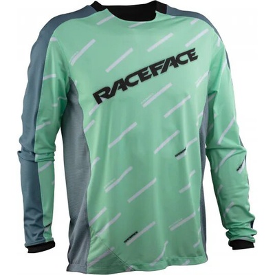 Race Face Ruxton Jersey Rouge Long Sleeve lime pánský