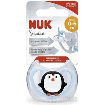 Nuk Space silikón 1ks modrá