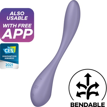 Image 1 of Satisfyer G-Spot Flex 5+ Lilac
