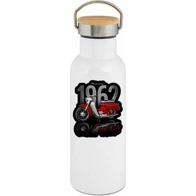 123TRIKO termoska JAWA Pionýr 1962 Legenda na dvou kolech 500 ml