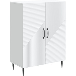 vidaXL Служебен шкаф Бяло 66 x 34, 5 x 89, 5 см Инженерна дървесина (894815)