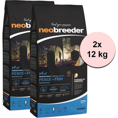 Alleva Neo Breeder dog adult medium & maxi fish 2 x 12 kg