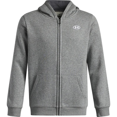 Under Armour mikina Fleece na zips šedá