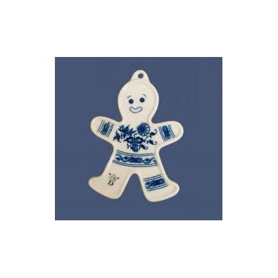 Cibulák Vianočná ozdoba perníček Originálny cibuľový porcelán